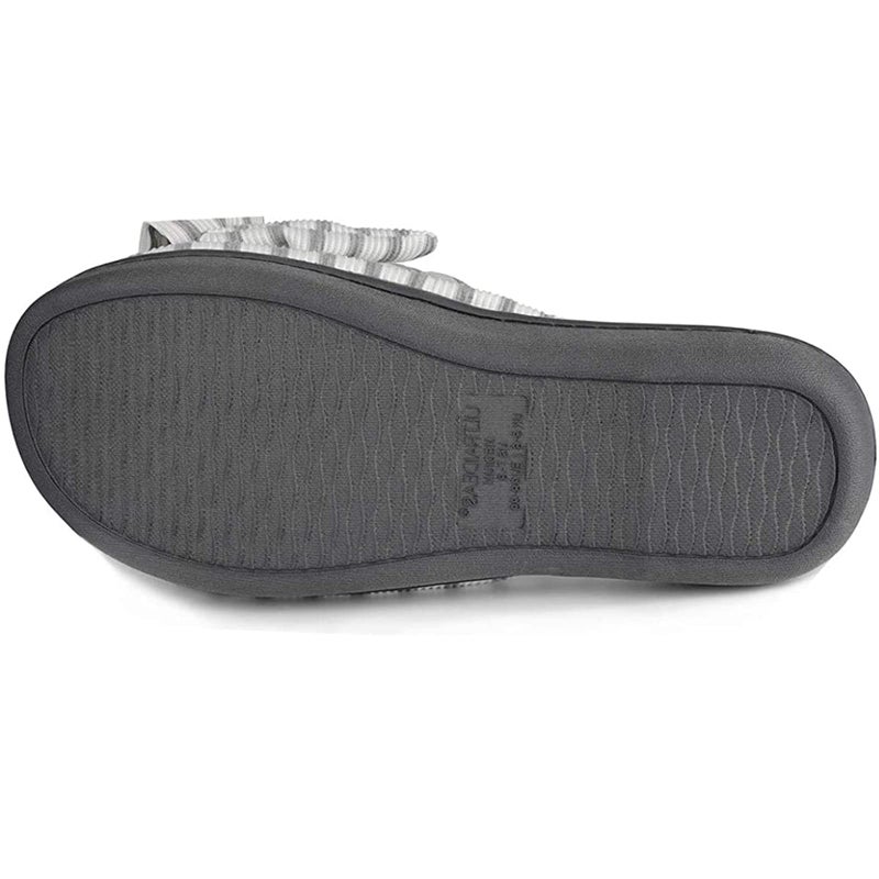 ULTRAIDEAS Women's Eurytides Slide Slippers Memory Foam House Shoes, Light Grey, 7-8 - Image 5